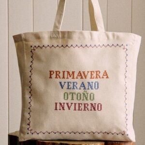 Sezane x Lucia Vergara Primavera limited edition tote